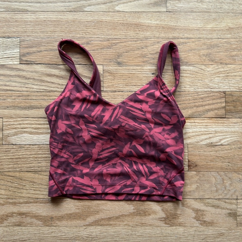 Lululemon Patterned Align Tank Top - Size 2